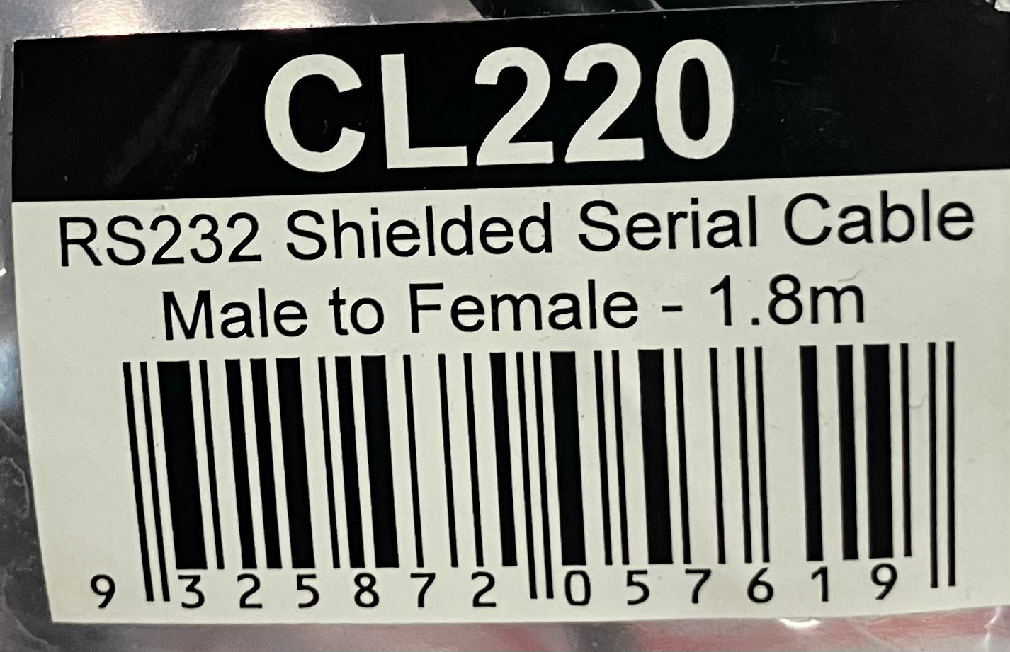 RS232 SHIELDED SERIAL CABLE