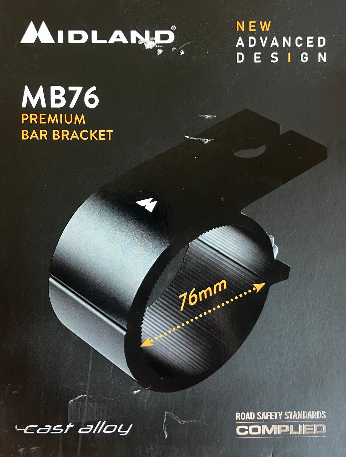 MB76 MIDLAND PREMIUM BAR BKT 76MM