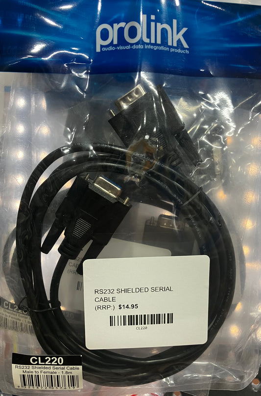 RS232 SHIELDED SERIAL CABLE