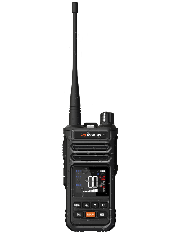 MGX H5 5W IP67 UHF-LMR HYBRID HANDHELD