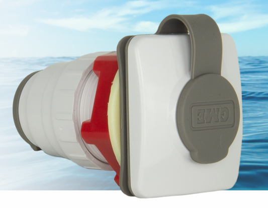 MK012W Flush Mount Microphone socket - Suit GX400 / GX700 - White