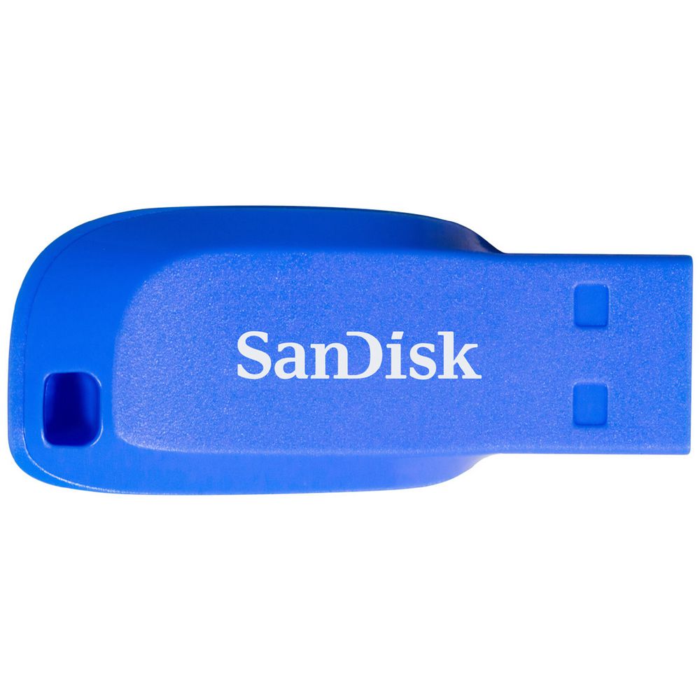 SanDisk 64GB Cruzer Blade USB Flash Drive Blue