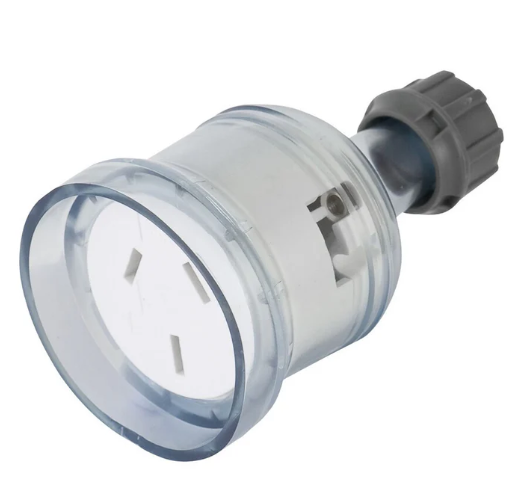 Deta 10 Amp Clear Cord Extension Socket 6334B