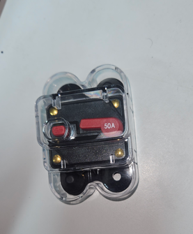 12V/24V 50Amp Circuit Breaker with Hard Cover