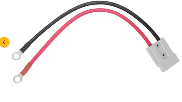 Anderson 50A connector 8AWG with ring terminals