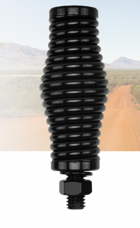 AS002BFUHF Medium Duty Antenna Spring - FME Terminated - Black