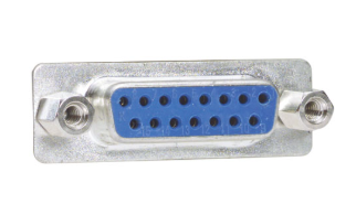 d type connector 15 pin female d15f