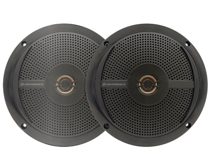 M620W AUTOBACS 6.5 INCH 2-WAY SLIM FIT MARINE SPKS- Black