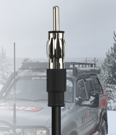 AEM7 650mm AM/FM Fiberglass Antenna with Base# Lead and Plug