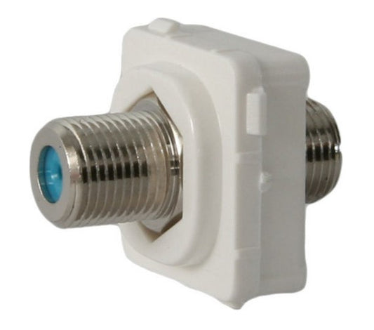 WPI245 wall Plate Insert "F" TO "F" FOXTEL® APPROVED